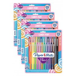 Paper Mate Flair Felt Tip Assorted - Pack of 24 - Box of 4