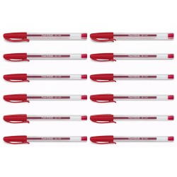 Paper Mate InkJoy 100ST Ball Pen Red - Box of 12