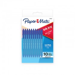 Paper Mate InkJ100RT Ballpoint Pen Blue - Pack of 10R - Box of 12
