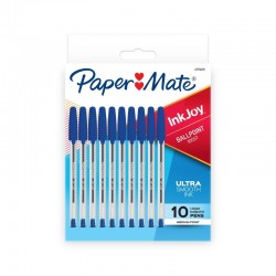 Paper Mate InkJoy 100ST Ballpoint Pen Blue - Pack of 10R - Box of 12
