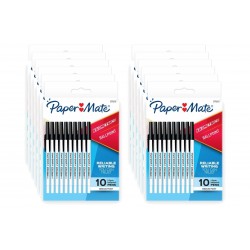 Paper Mate Kilometrico Ballpoint Pens Black - Pack of 10R - Box of 12