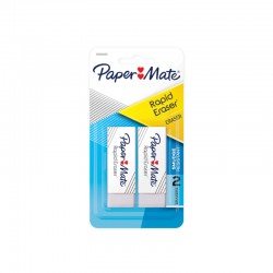 Paper Mate Rapid Erase Eraser - Pack of 2 - Box of 12