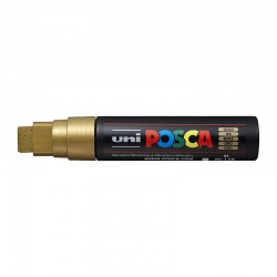 POSCA PC-17K Paint Marker - Broad Chisel Tip - Gold