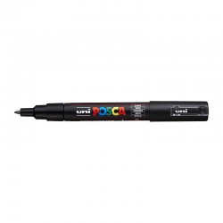 POSCA PC-1M Paint Marker - Extra-Fine Bullet Tip - Black