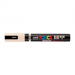 POSCA PC5BRBEIGE Medium Brush Tip Paint Marker - Beige