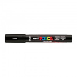 POSCA PC5BRBK Medium Brush Tip Paint Marker - Black