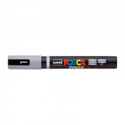 POSCA PC5BRGR Medium Brush Tip Paint Marker - Grey