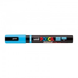 POSCA PC5BRLB Medium Brush Tip Paint Marker - Light Blue
