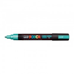 POSCA PC-5M Paint Marker - Medium Bullet Tip - Metallic Green