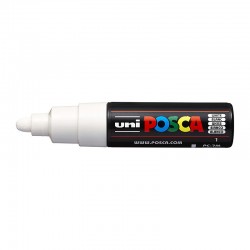 POSCA PC-7M Paint Marker - Bold Bullet Tip - White