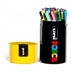 POSCA PC-5M Paint Markers - Medium Bullet Tip - 20 Piece Tin