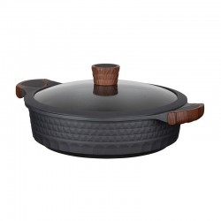 Resto Capella Shallow Pot with Lid - Diameter 28cm
