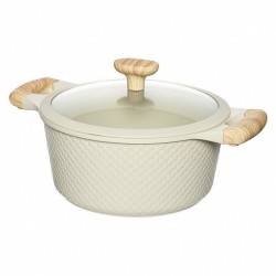 Resto Ran Beige Casserole with Lid - Diameter 24cm