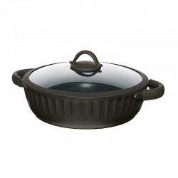 Resto Ascella Shallow Pot with Lid - Diameter 28cm