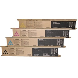 4 Pack Ricoh 821263-821266 Genuine Toner Cartridges (C13T10S192-C13T10S492)
