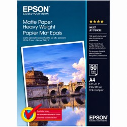 Epson S041256 A4 Matte Heavy Weight Photo Paper