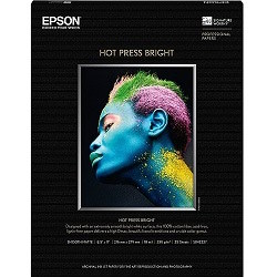 Epson S042328 A4 Hot Press Bright Photographic & Fine Art Paper