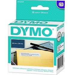 DYMO S0722520 Large Return Address LabelWriter Label Roll - 25mm x 54mm, 500 Labels, 1 Roll