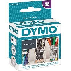 DYMO S0722530 White Multi Purpose Paper LabelWriter Label Roll - 13mm x 25mm, 1000 Labels, 1 Roll