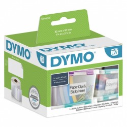 5 Pack DYMO S0722540 Multi Purpose Paper LabelWriter Label Roll - 32mm x 57mm, 1000 Labels, 1 Roll