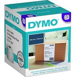 DYMO S0904980 Extra Large Shipping LabelWriter Label Roll - 104mm x 159mm, 220 Labels