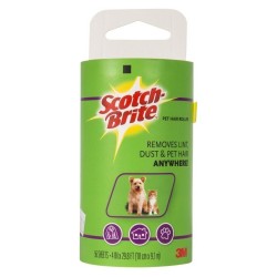 Scotch-Brite 837RF-56 Pet Lint Roller Refills 56 sheets - Box of 6