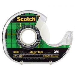 Scotch Tape 810 Dispenser 19mmX33M - Box of 6