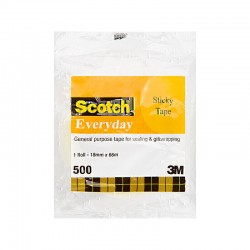 Scotch Sticky Tape 502 18mmX66M - Box of 8