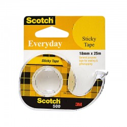 Scotch Sticky Tape 502 18mmX25 - Box of 12