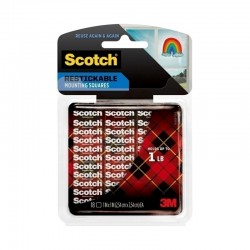 Scotch Mounting Tabs R100 - Pack of 18 - Box of 6