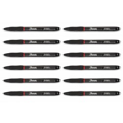 Sharpie Gel Retractable 0.7 Pen Red - Box of 12
