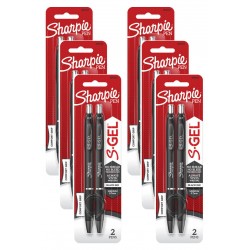 Sharpie Retractable Pen 0.7 Black - Pack of 2 - Box of 6