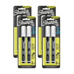Sharpie Chalk Wet Marker White - Pack of 2 - Box of 4