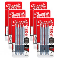Sharpie Gel Blue/Black - Pack of 4 - Box of 6