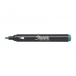 Sharpie Creative Markers - Water-Based Acrylic Bullet Tip Markers - Green - Box of 6