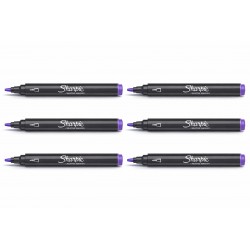 Sharpie Creative Markers - Water-Based Acrylic Bullet Tip Markers - Lilac - Box of 6