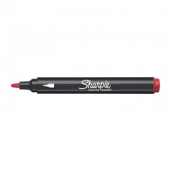 Sharpie Creative Markers - Water-Based Acrylic Bullet Tip Markers - Red - Box of 6