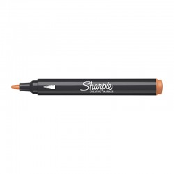 Sharpie Creative Markers - Water-Based Acrylic Bullet Tip Markers - Orange - Box of 6