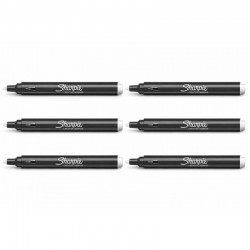 Sharpie Creative Markers - Water-Based Acrylic Bullet Tip Markers - White - Box of 6