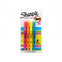Sharpie Accent Hiliter - Pack of 4 - Box of 6