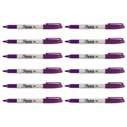 Sharpie Marker Fine Purple UPC - Box of 12