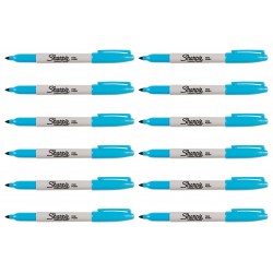 Sharpie Marker Fine Turqos UPC - Box of 12