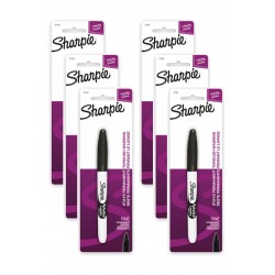 Sharpie Rub aDub Laundry Marker Black - Box of 6