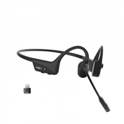 Shokz OpenComm 2 UC Stereo Bone Conduction Bluetooth Headset with Wireless USB-C Adapter - 2025 Upgrade Version