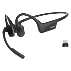 Shokz OpenComm 2 UC Stereo Bone Conduction Bluetooth Headset with Wireless USB-C Adapter - 2025 Upgrade Version