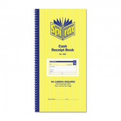 Spirax 553 Cash Receipt Book 279 x 144mm - Pack of 10