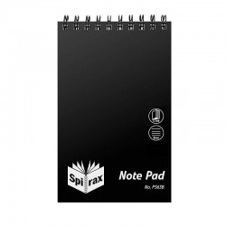 Spirax P563B PP Notebook Reporters 200 x 127mm 300 Pages - Pack of 10