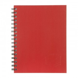 Spirax 511 Hard Cover Notebook Red Side Opening - Pack of 5