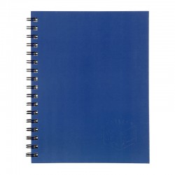 Spirax 512 Hard Cover Notebook A4 200 Page Blue - Pack of 5