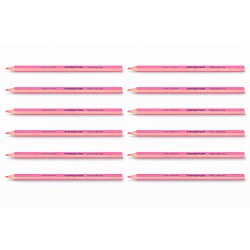Staedtler 128 64 Textsurfer Dry Highlighter Pencils - Pink - Box of 12